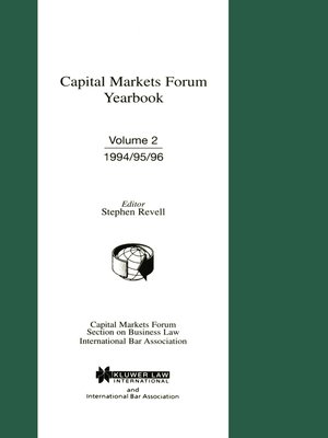 cover image of Capital Markets Forum Yearbook